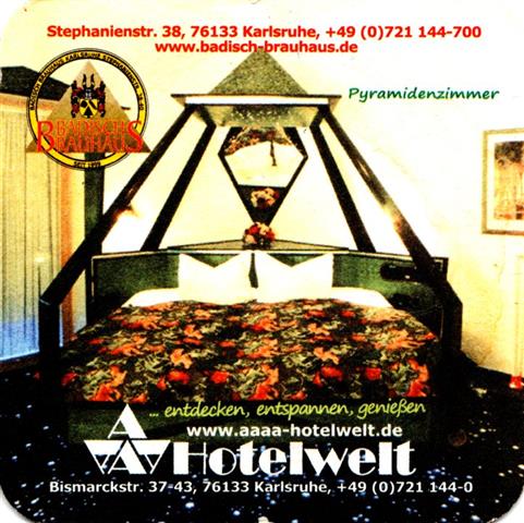 karlsruhe ka-bw badisch quad 4a (185-u hotelwelt)